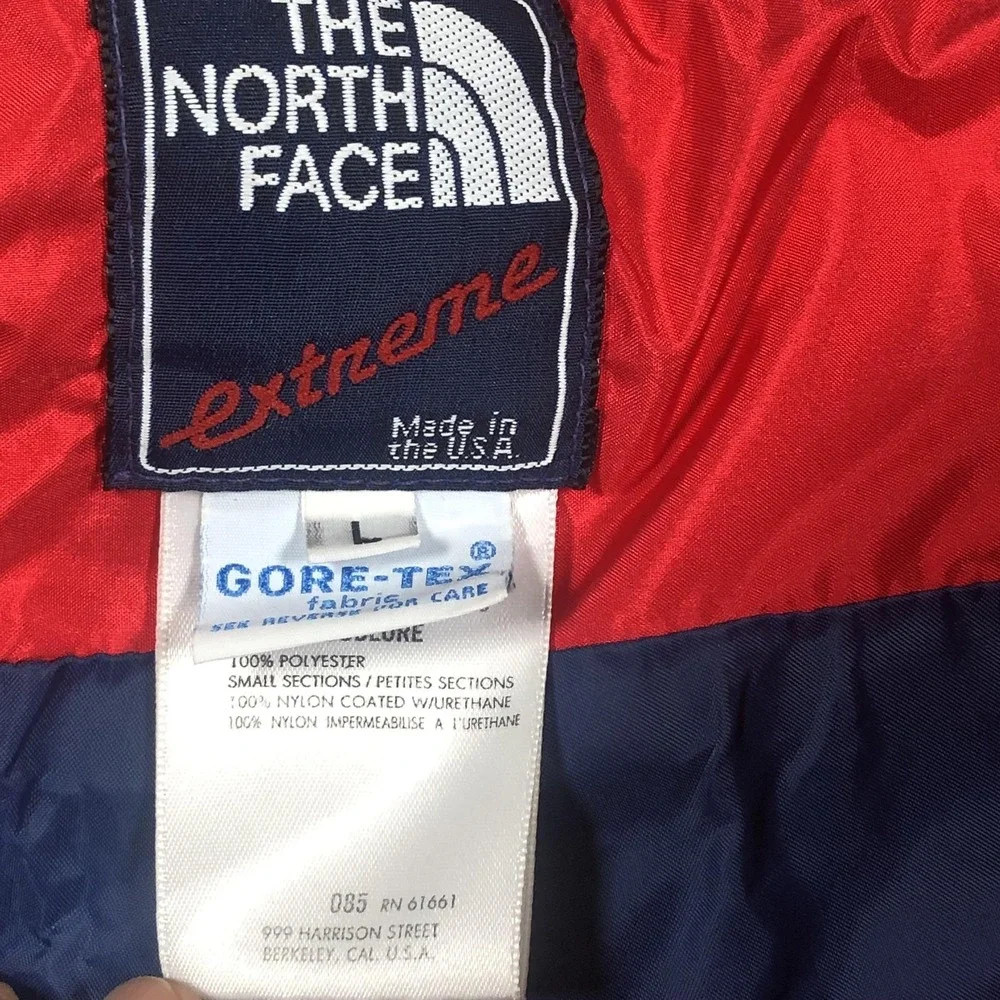 Vintage The North Face Extreme Pants Mens L Red Gore-Tex Ski Snow USA Winter